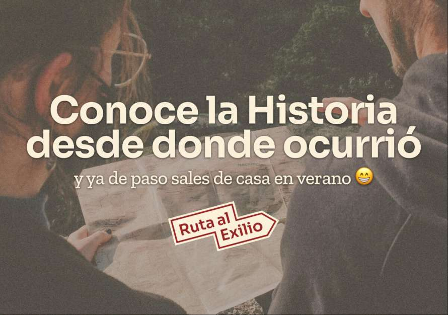 Cartel proxecto Ruta ao Exilio