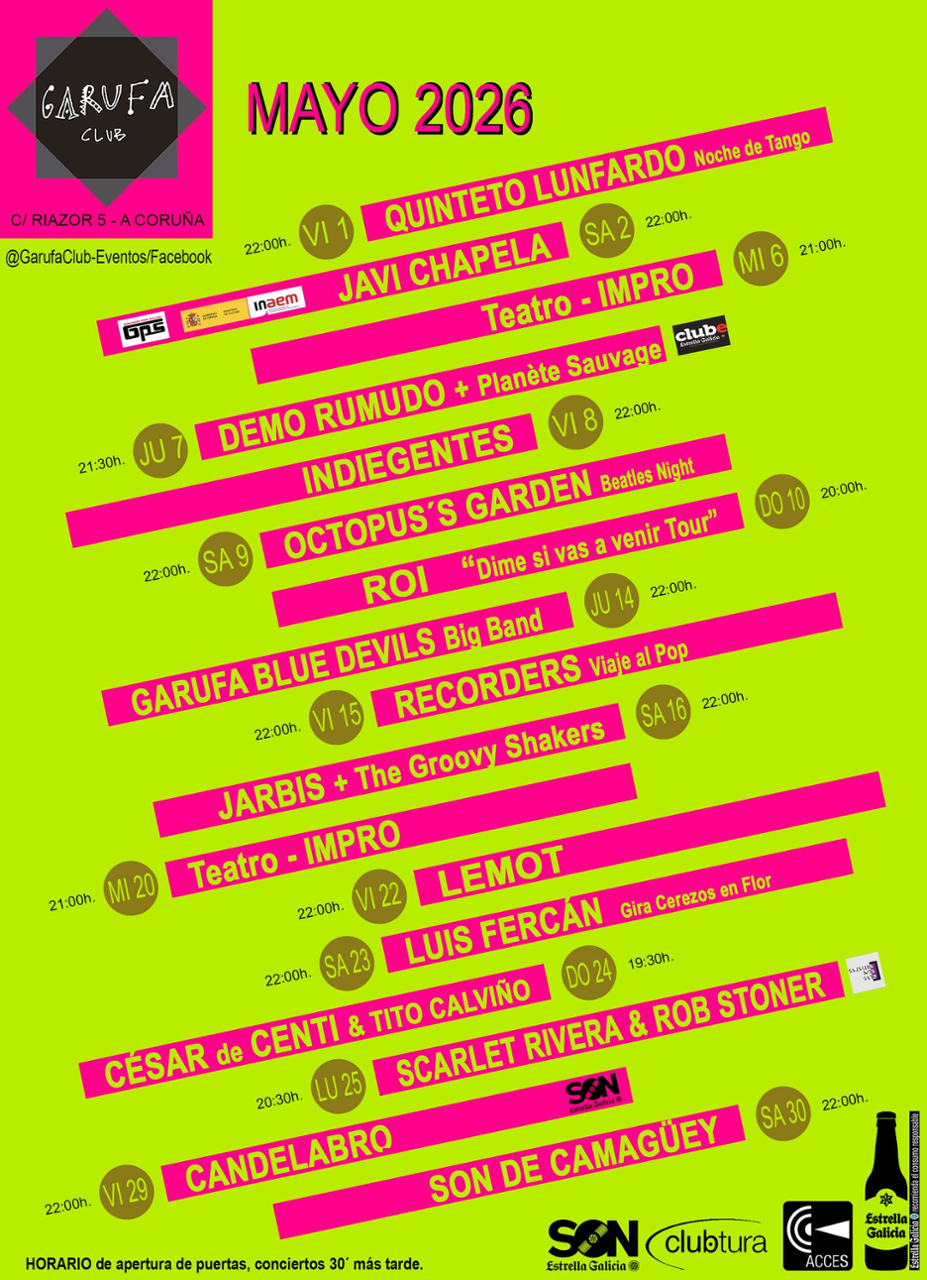 cartel coa programación 
