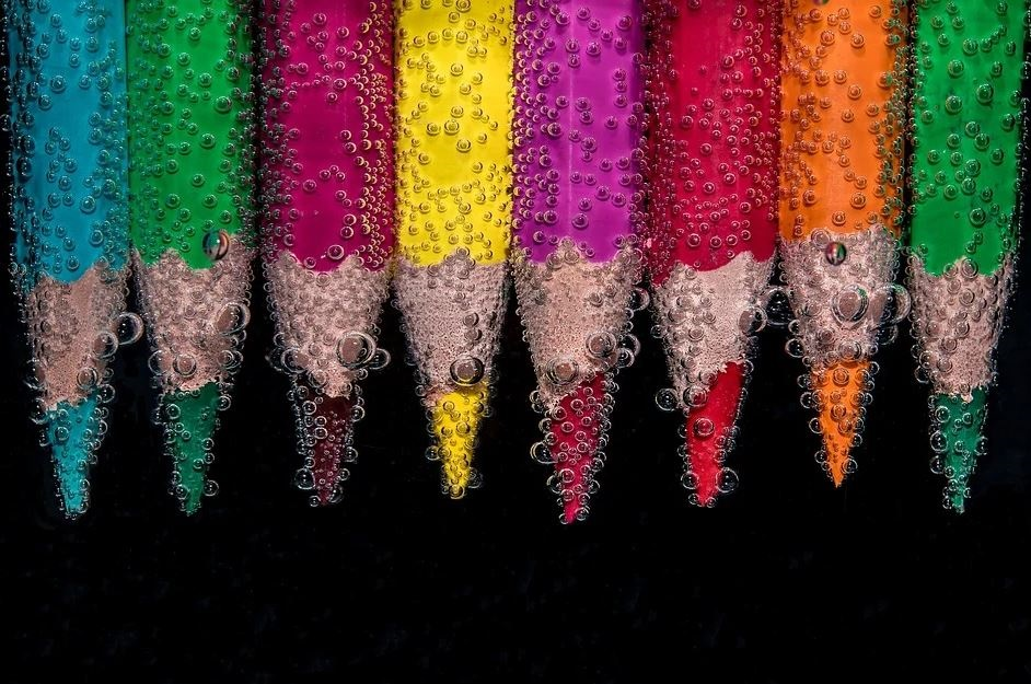lápices de cores