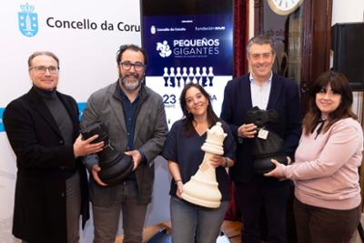 A alcaldesa presidiu hoxe a presentación do torneo. 