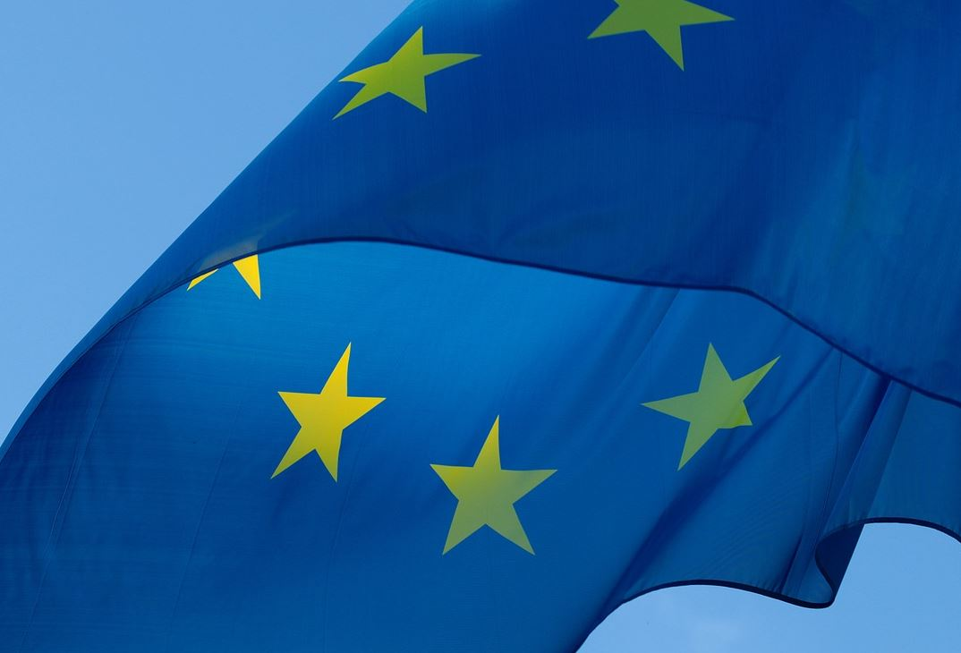Bandera de la Unión Europea.