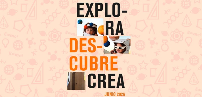 portada do folleto da axenda de xuño: Explora, Descobre, Crea