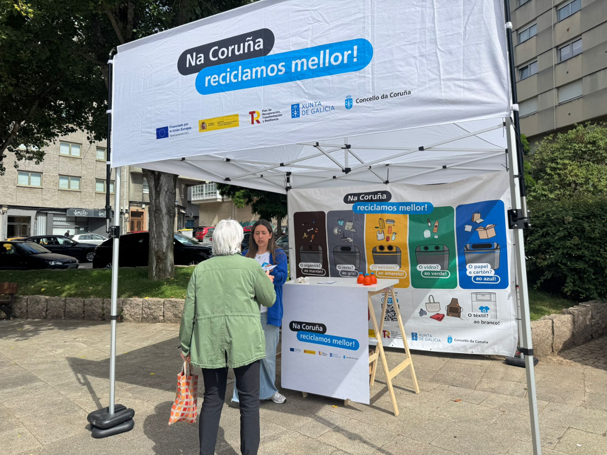 Tamén estarán presentes as carpas informativas da nova campaña sobre separación de residuos.