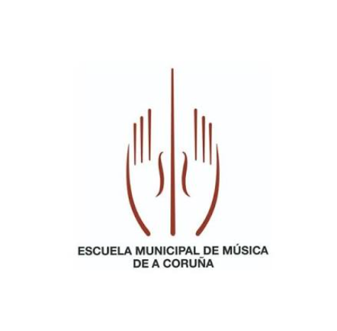 Logo da Escola Municipal de Música da Coruña.