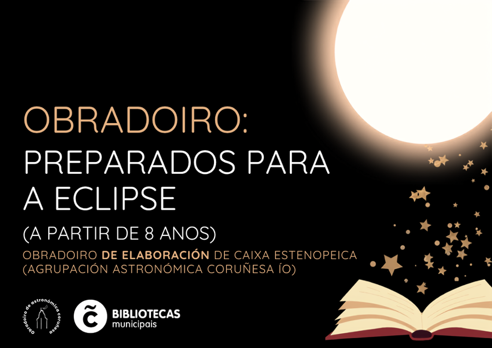 Imaxe para promocionar o obradoiro: Preparados para a eclipse (a partir de 8 anos)