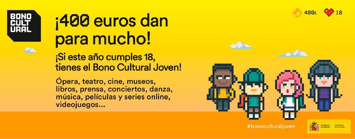 bono cultural mozo banner Ministerio de Cultura.