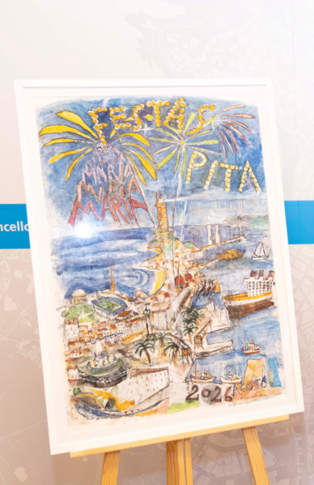 Cartel das festas.