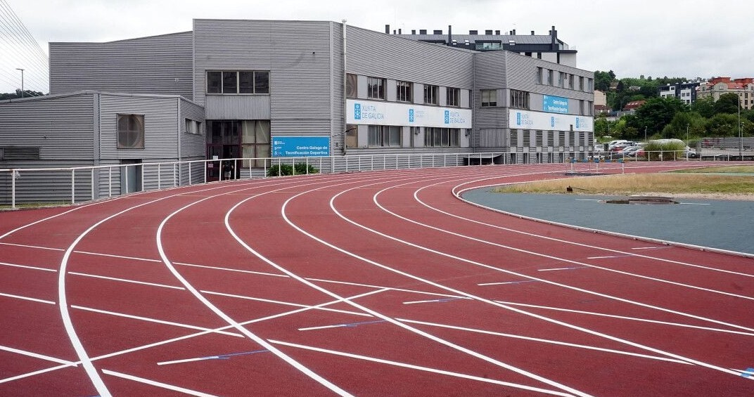 Pistas e instalacións do centro galego de tecnificación deportiva.