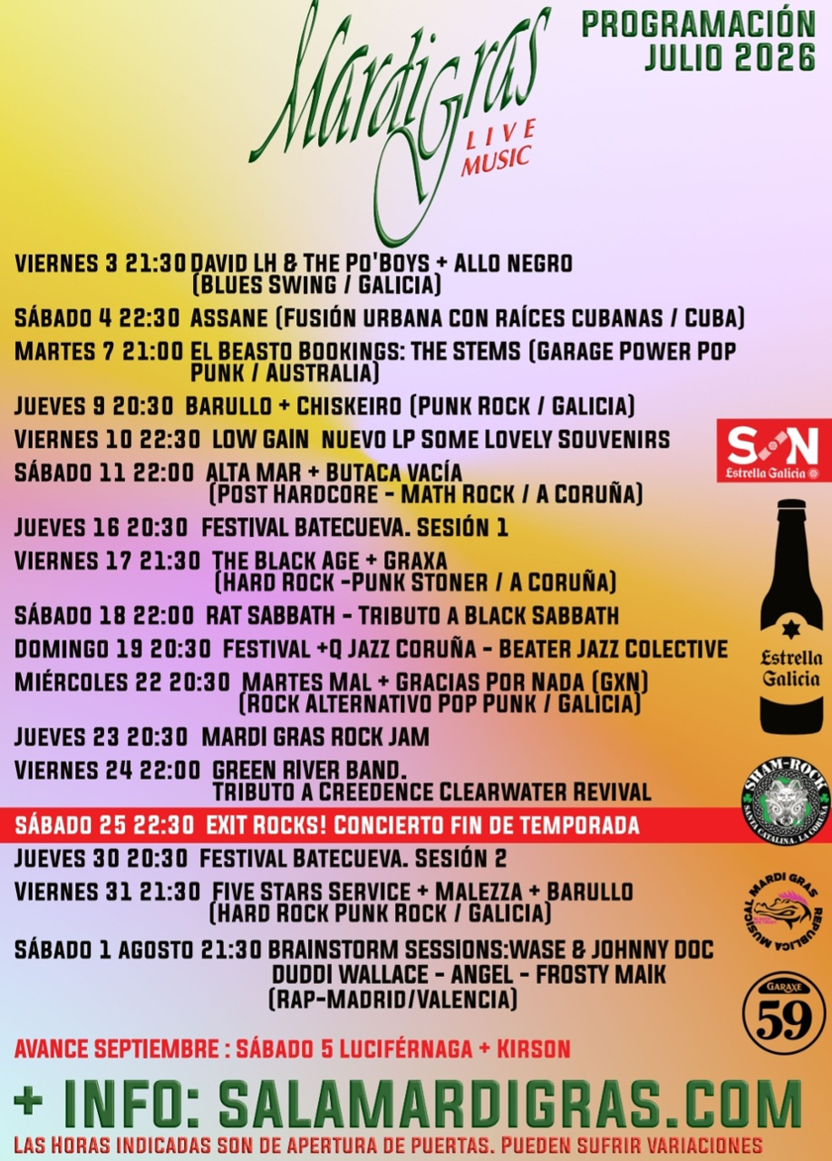 cartel coa programación