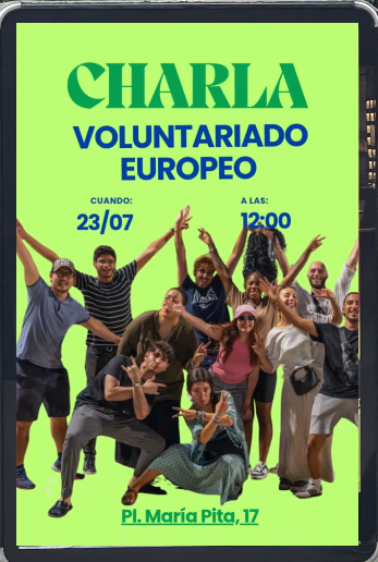 Cartel da charla.