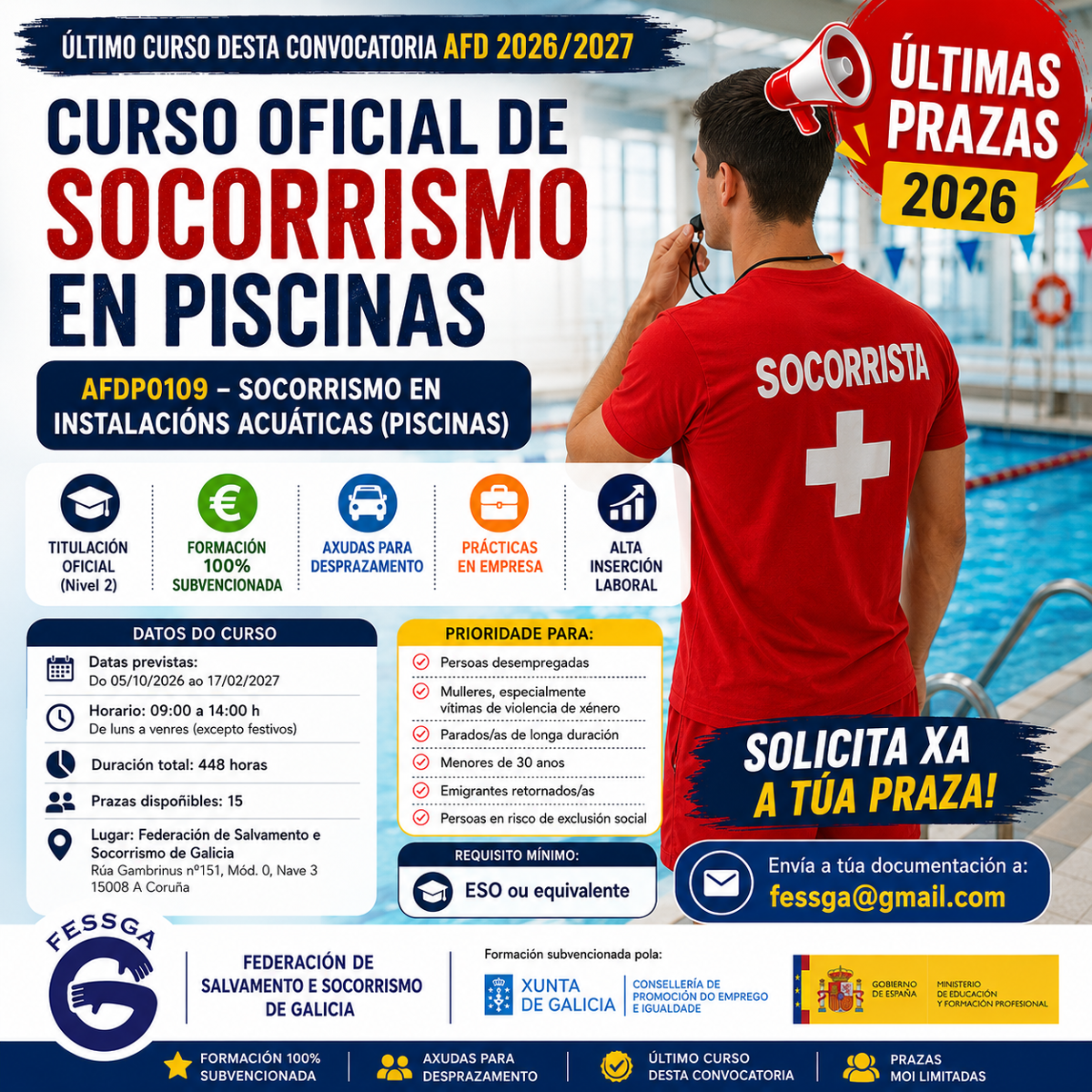 Cartel da formación.