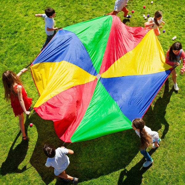 Paracaídas de cores