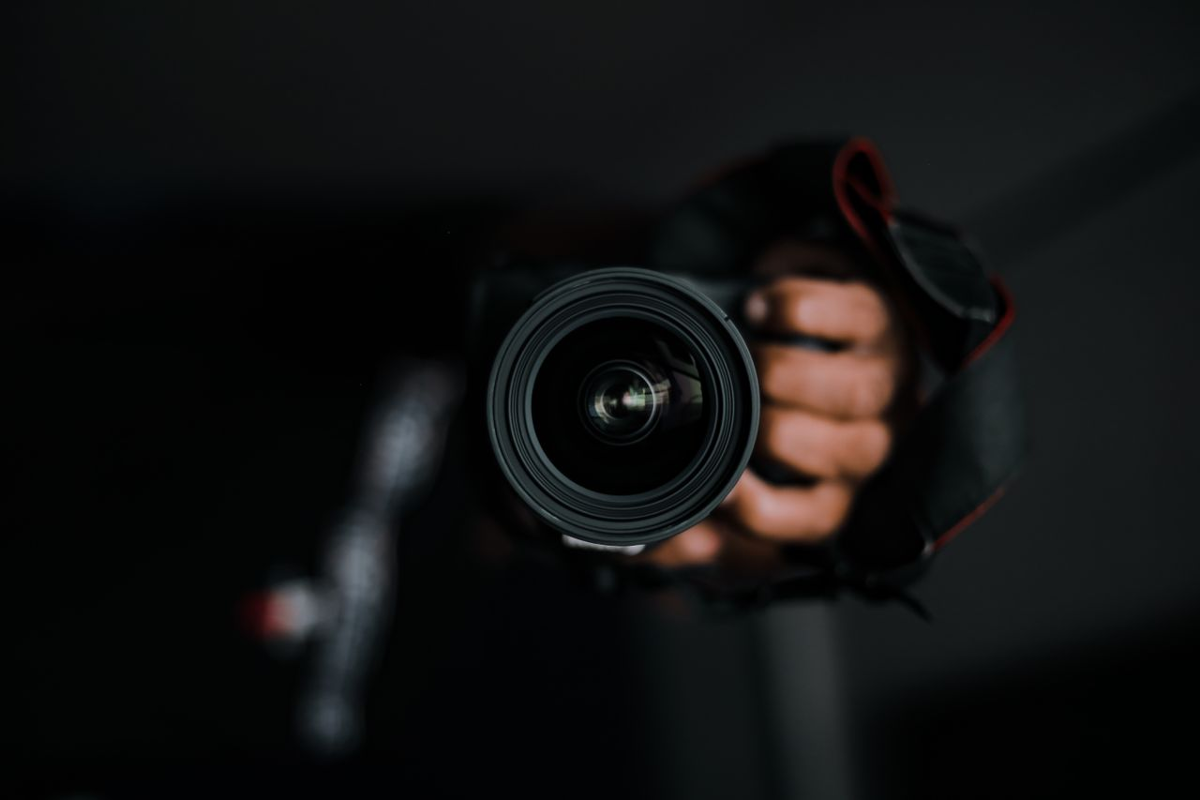 Lente de cámara fotográfica