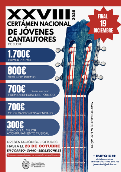 Cartel do concurso.