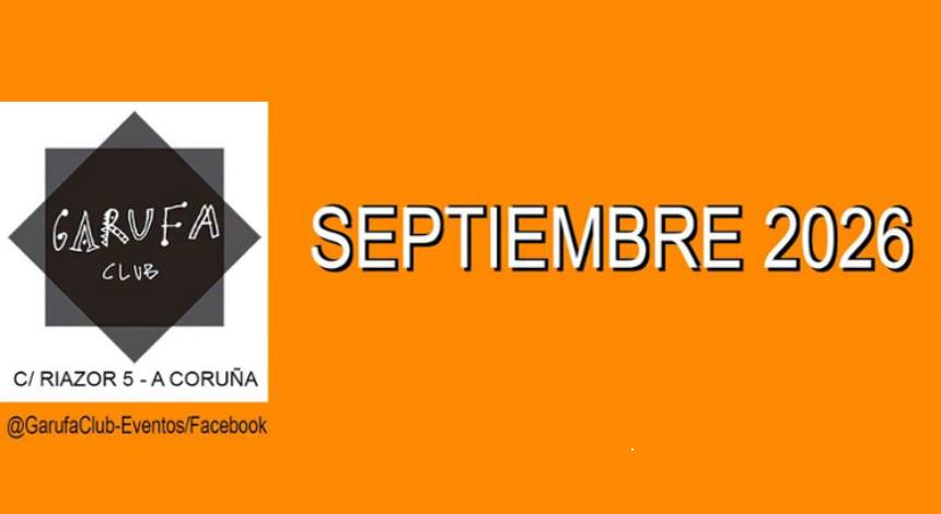 Garufa Club setembro 2026