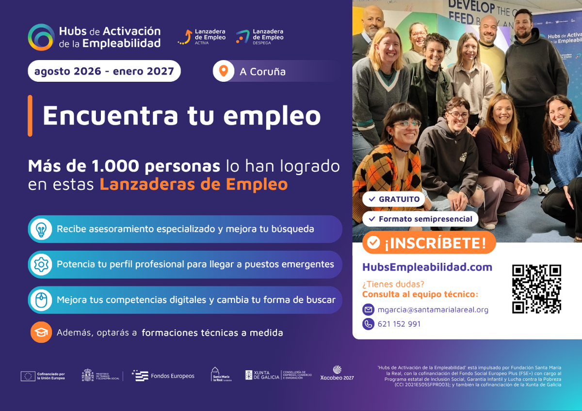 Cartel con los datos del programa.
