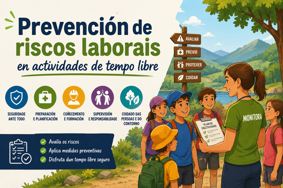 Prevención de riscos laborais en actividades de tempo libre
