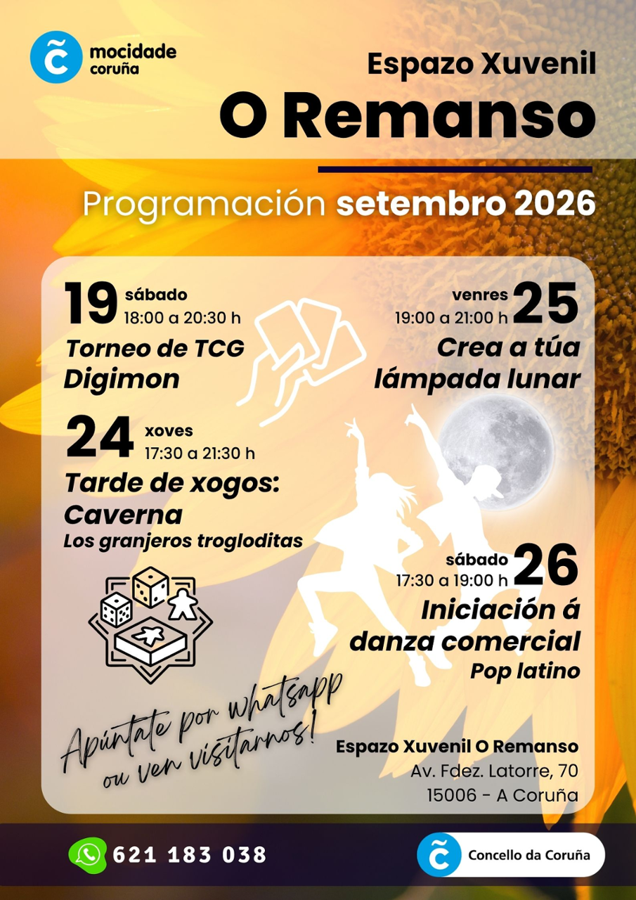 Banner das actividades do mes de setembro 2026