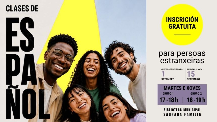 Clases de español para persoas estranxeiras na Biblioteca Sagrada