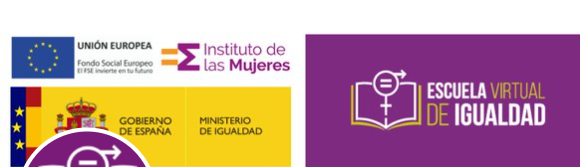 Cartel da Escola Virtual de Igualdade