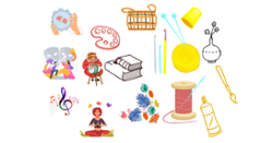 Montaje de varias imagenes de actividades