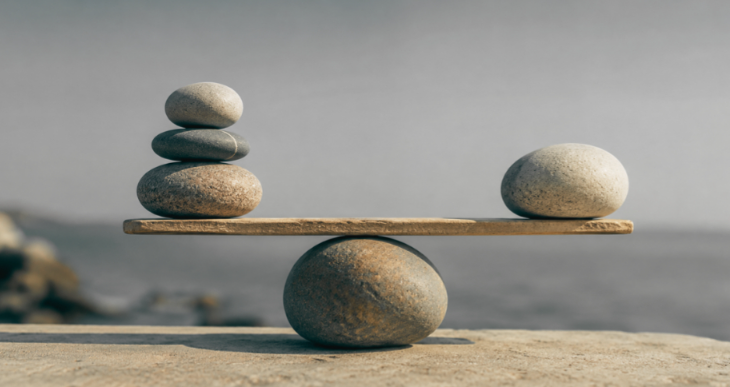 Piedras en equilibrio.