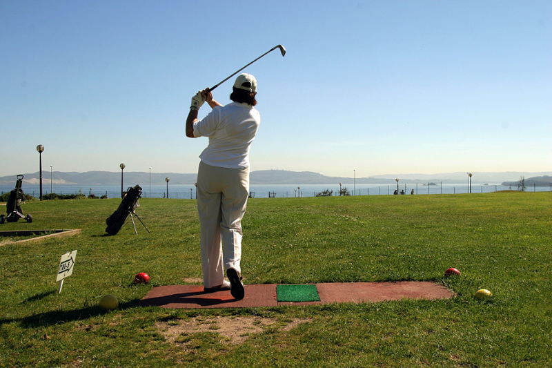 Campo de golf municipal da Torre de Hércules.
